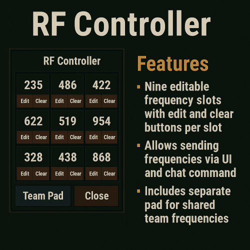 More information about "RF Control Pad"