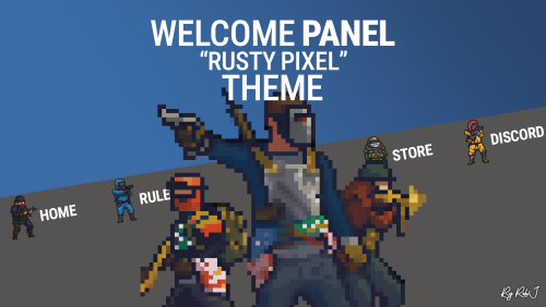 More information about "Welcome Panel "Rusty Pixels" Theme"