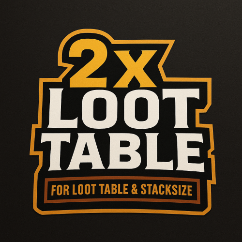 More information about "2x Loot table for Loot Table & Stacksize"