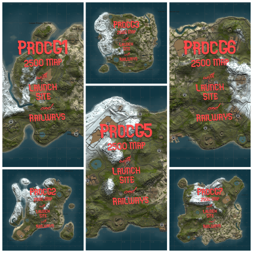 More information about "6 2500 Maps Bundle With Railways & Launch Site"