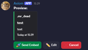 More information about "Simple Embed Builder Bot"