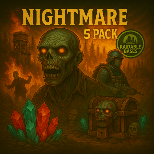More information about "Nightmare Raid Pack. Raidable Bases. Only for the Brave"