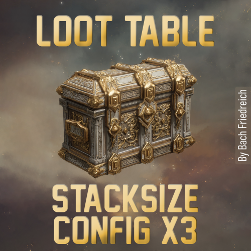 More information about "3x Loot Table & Stacksize Config"