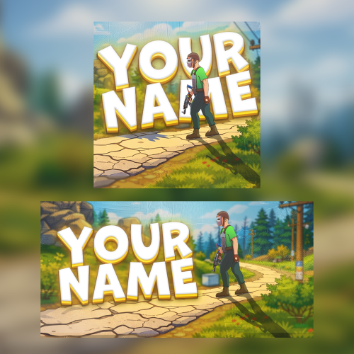 More information about "[PSD] Rust Adventure / Banner & Logo"