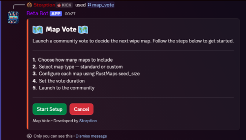 More information about "Rust Map Vote Discord Bot"
