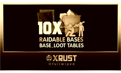 More information about "Raidable Bases Loot Tables Pack (10X and Higher Servers)"