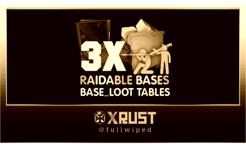 More information about "Raidable Bases Loot Tables Pack (3X and Higher Servers)"