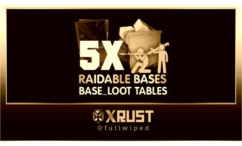 More information about "Raidable Bases Loot Tables Pack (5X and Higher Servers)"