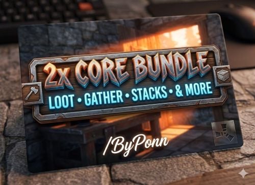 More information about "Premium 2x Core Bundle | Balanced Loot table, Gather & Stacks all in one."