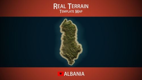 More information about "Albania Template Map"