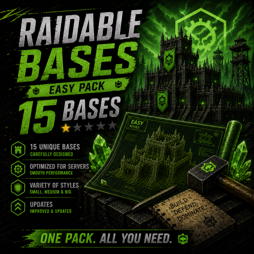 More information about "Easy Raid Pack 15 – Raidable Bases: Boom on a Budget"