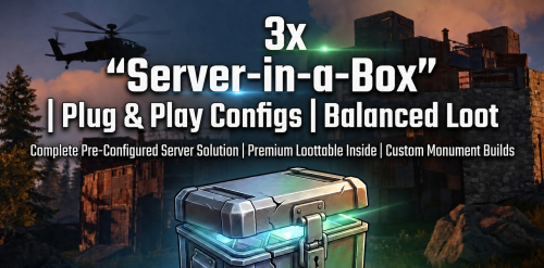 More information about "Ultimate 3x Full Server Setup | Plug 'n Play | Premium Loottable | Custom Monuments"