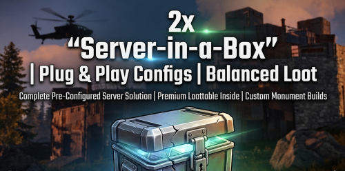 More information about "Ultimate 2x Full Server Setup | Plug 'n Play | Premium Loottable (August2026update) | Custom Monuments"