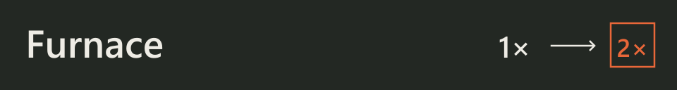 Furnace — smelting speed profiles