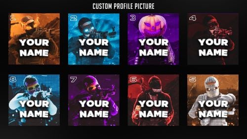 More information about "Premium Rust Custom PFP Pack | 16 Avatar Designs + Editable PSD"