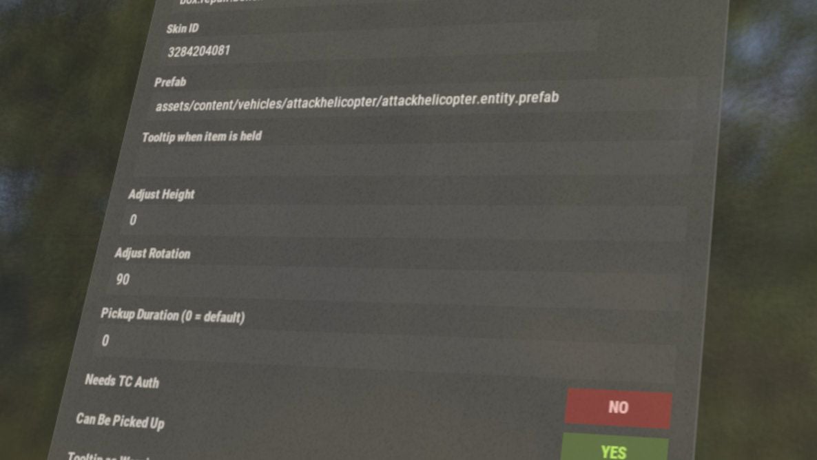 Ingame Editing