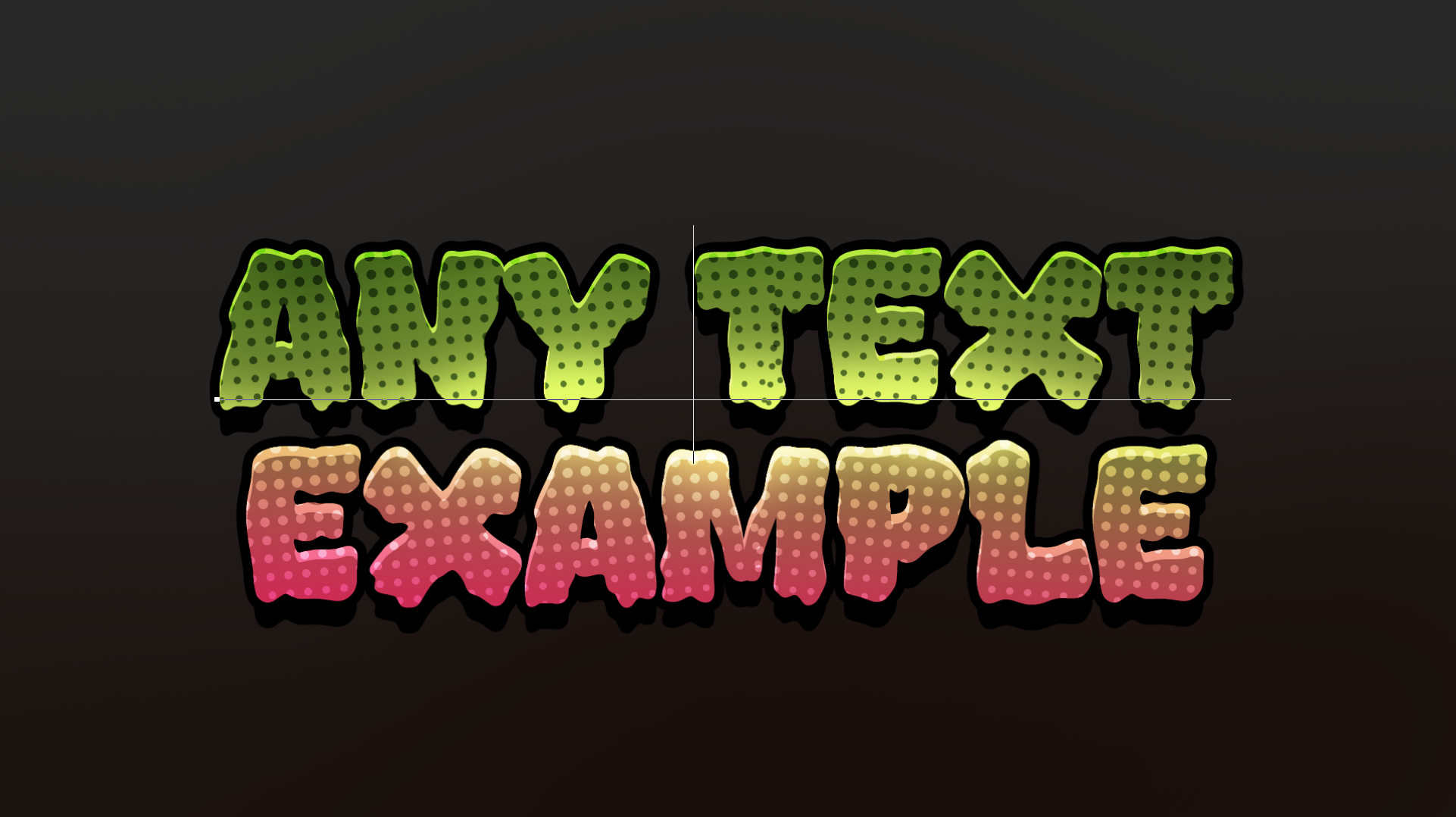 Write your own text