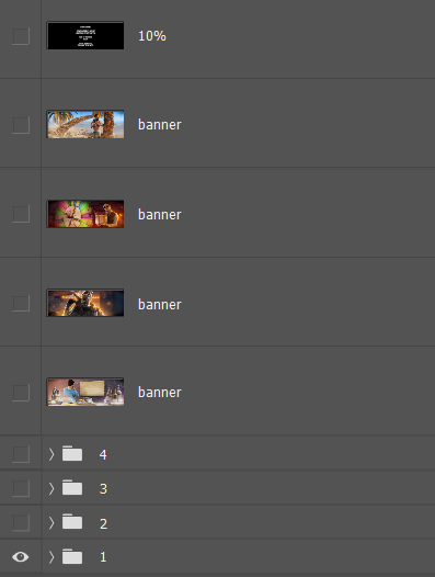 Open the banner folder